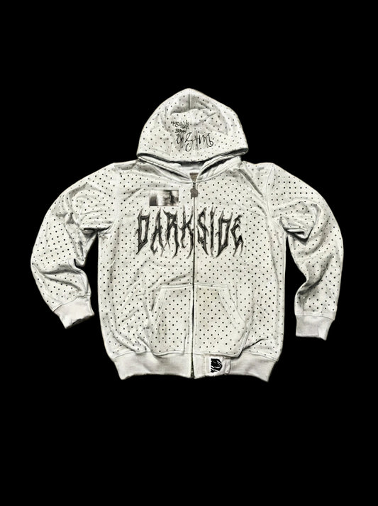 DARKSIDE DIAMONDS, DANCING HOODIE / WHITE L